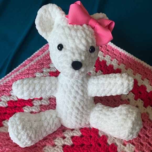 Handmade Crochet Baby Blanket - Picture 4 of 7